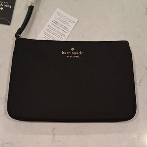 kate spade Black Wristlet Clutch